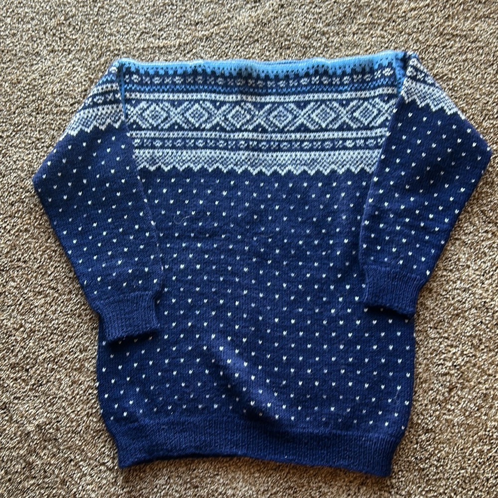 Hand-knit Authentic Norwegian Sweater